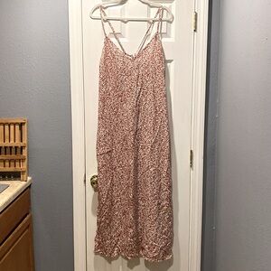 ✨LIKE NEW!✨ OLD NAVY WOMENS V-NECK TIE BACK MAXI DRESS SZ XL